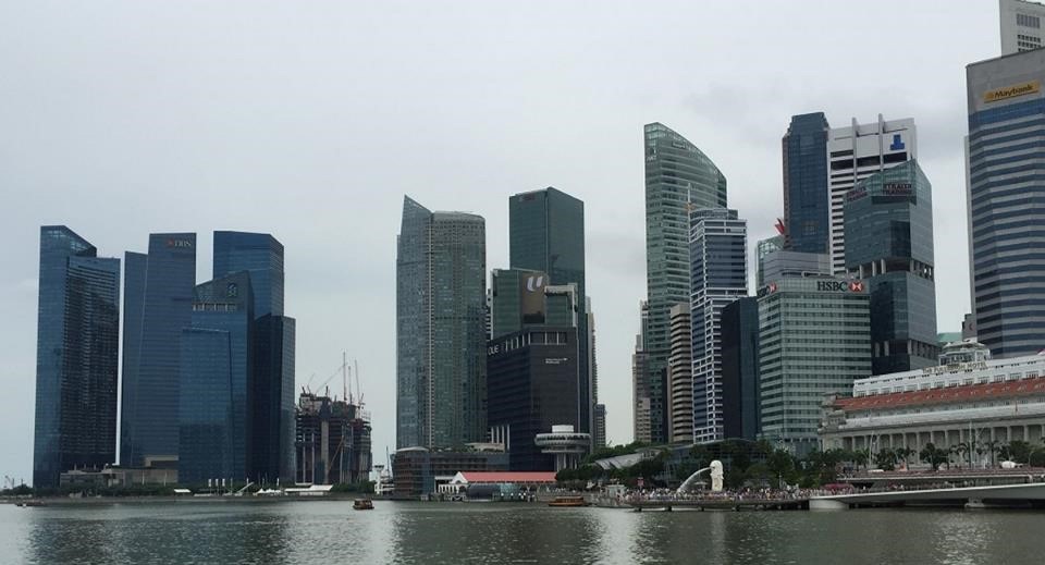 シンガポールで撮影