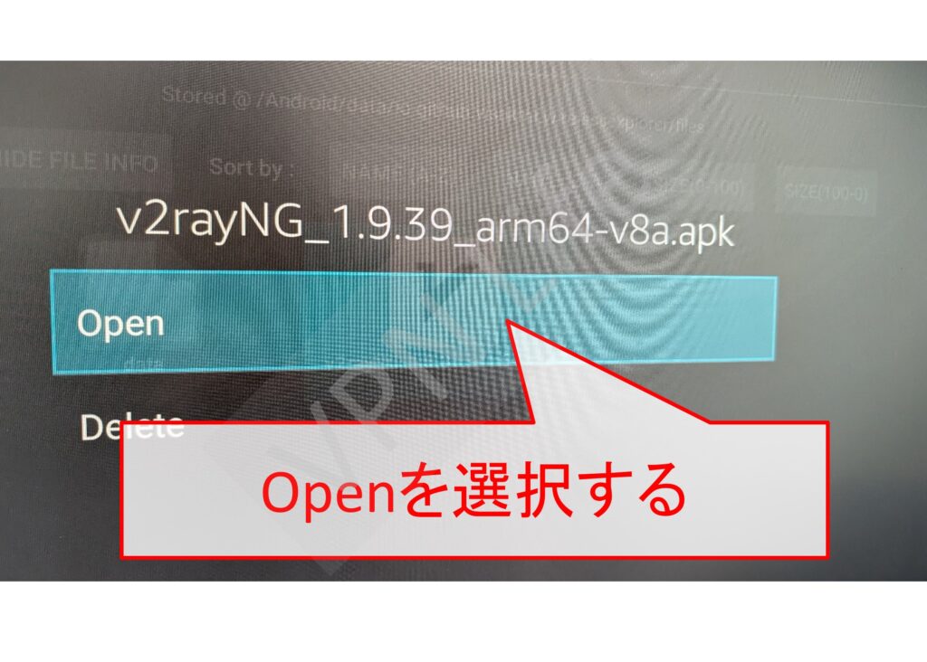 Amazon Fire TV Stickに12vpxを設定する手順