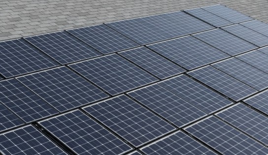 超薄型太陽光の設置例