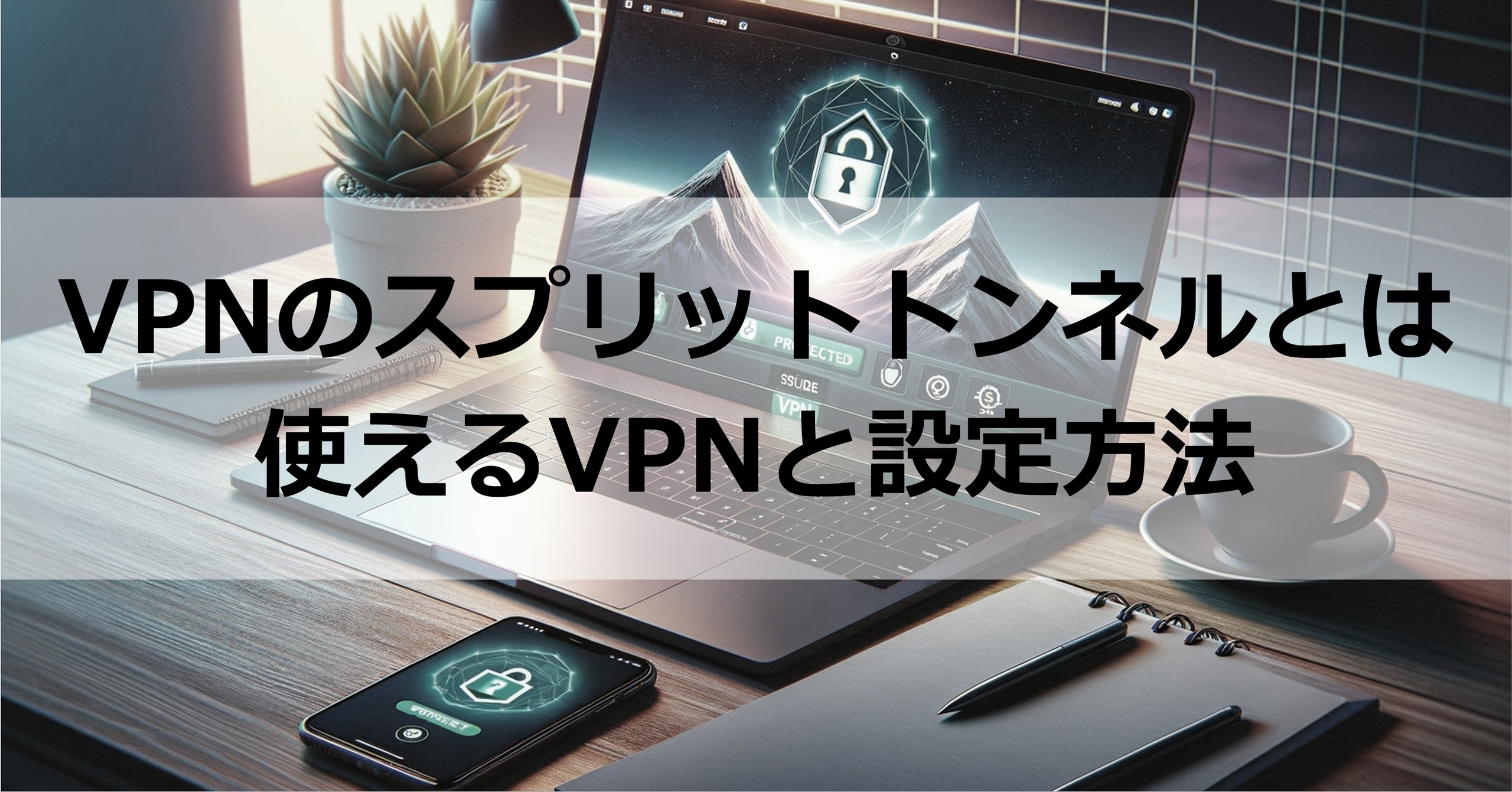 VPNのスプリットトンネルとは 使えるVPNと設定方法